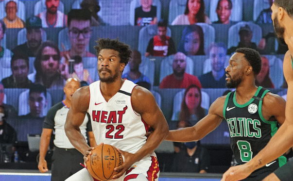  巴特勒24+10热火复仇凯尔特人  